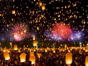 Celebrating New Year's in Nepal
